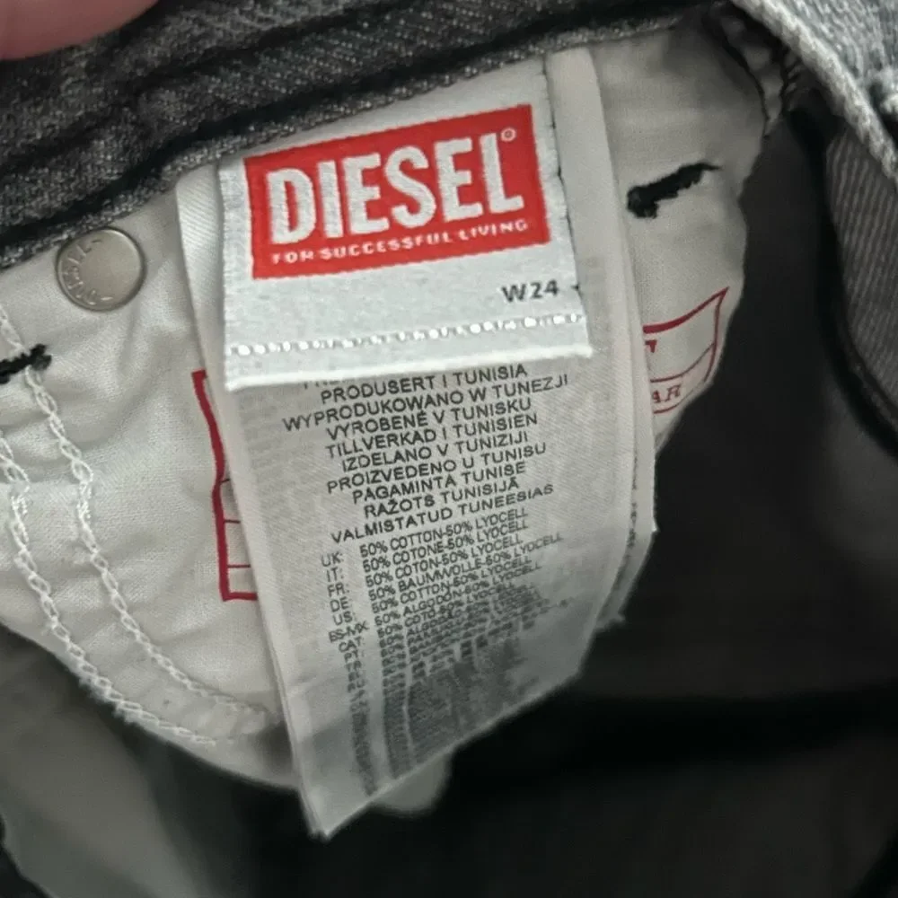 Diesel High Rise Straight Leg 1956 D-Tulip Gray 24
